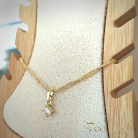 Goldfilled Tobillera 27 cm/2 mm color 14K