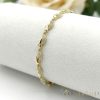 Goldfilled Antialérgico Pulsera 19 cm/6 mm color 14K