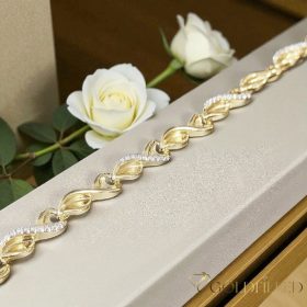   Goldfilled Antialérgico Pulsera en varias tallas Anchura 6 mm color 14K
