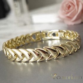 Goldfilled Antialérgico Pulsera 17 cm/10 mm color 14K