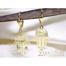 Goldfilled Antialérgico Pendientes 43 mm color 14K	
