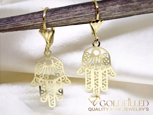 Goldfilled Antialérgico Pendientes 43 mm color 14K	