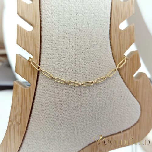 Goldfilled Tobillera 29 cm/3 mm color 14K