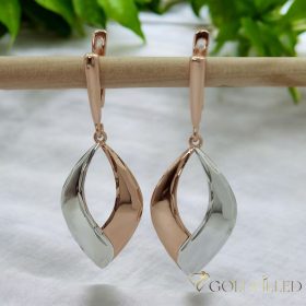   Goldfilled Antialérgico Pendientes 50 mm color 18K Multicolor 