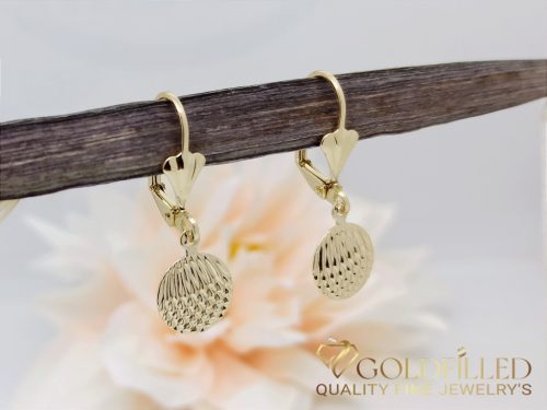 Goldfilled Antialérgico Pendientes 30 mm color 14K	